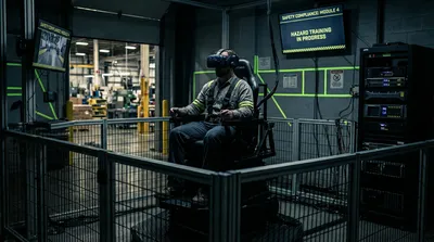 VR training simulator